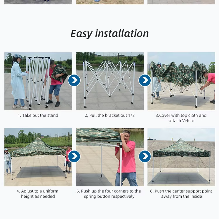 3x3m Outdoor Advertising Custom Print Event Pop Up Canopy Aluminium Folding Trade Show Tent for Exhibitionpicture9
