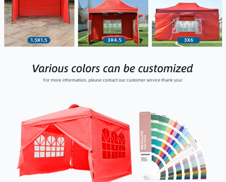 20x10ft Big Outdoor Restaurant Waterproof UV Foldable Automatico Canopy Tent Gazebo Tent with Windowpicture5