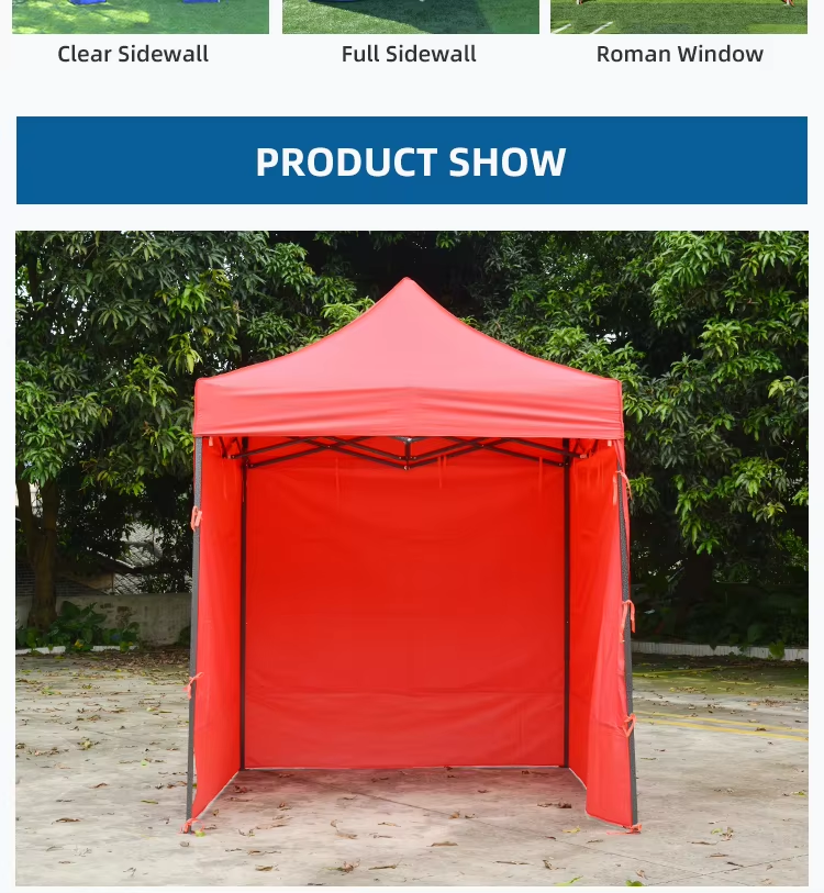 Custom Made Printing Canopy Business Canopy Outdoor Event Trade Show Tent With Clear Wallspicture6
