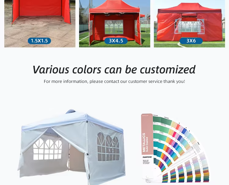 Custom Canopy Tent Luxury Gazebo Pop Up Tents For Events 3x6m Trade Show Tentpicture4