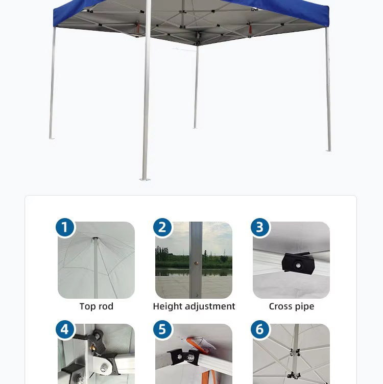 3x3m Outdoor Advertising Custom Print Event Pop Up Canopy Aluminium Folding Trade Show Tent for Exhibitionpicture7