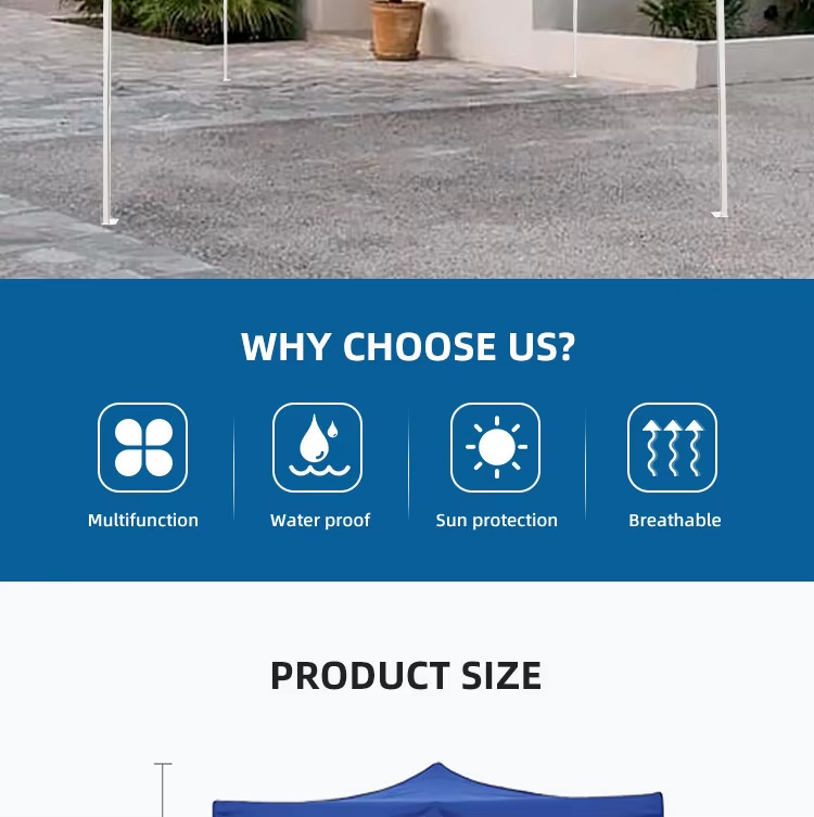 3x3m Outdoor Advertising Custom Print Event Pop Up Canopy Aluminium Folding Trade Show Tent for Exhibitionpicture1