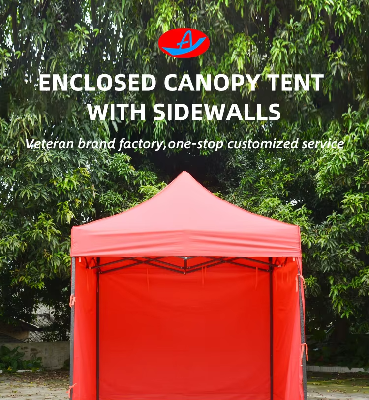 Custom Made Printing Canopy Business Canopy Outdoor Event Trade Show Tent With Clear Wallspicture