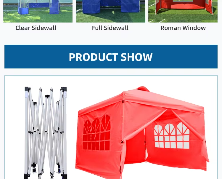 20x10ft Big Outdoor Restaurant Waterproof UV Foldable Automatico Canopy Tent Gazebo Tent with Windowpicture9