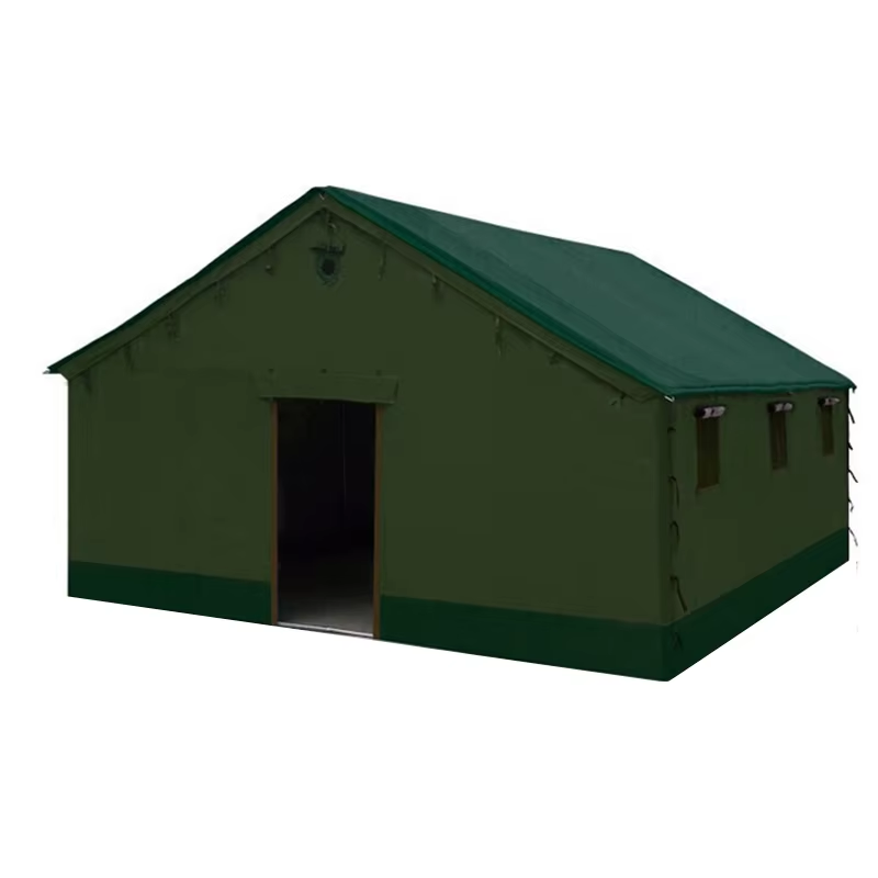Custom Size Outdoor Construction Site Disaster Relief Tent Canvas 3*4m Natural Disaster Relief Tentpicture1