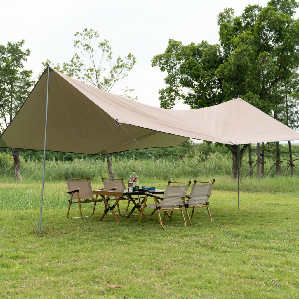 Outdoor Waterproof Shelter Camping Travel Tarp Portable Sun Shade Tarp for Picnic Party Eventspicture1