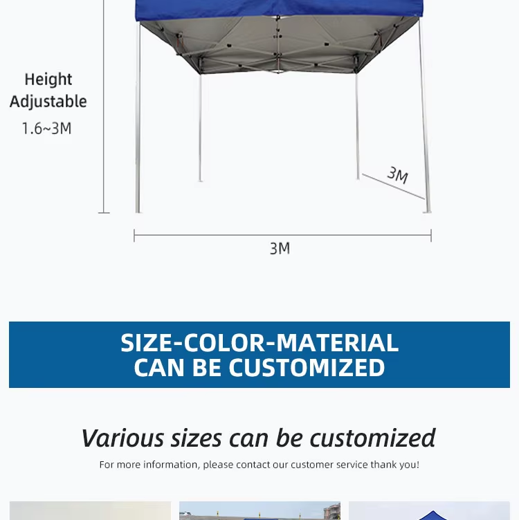 3x3m Outdoor Advertising Custom Print Event Pop Up Canopy Aluminium Folding Trade Show Tent for Exhibitionpicture2