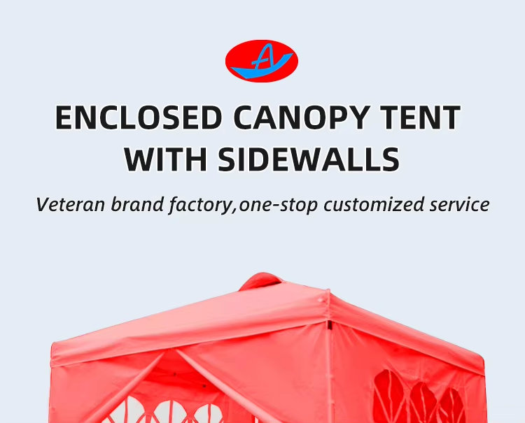20x10ft Big Outdoor Restaurant Waterproof UV Foldable Automatico Canopy Tent Gazebo Tent with Windowpicture1