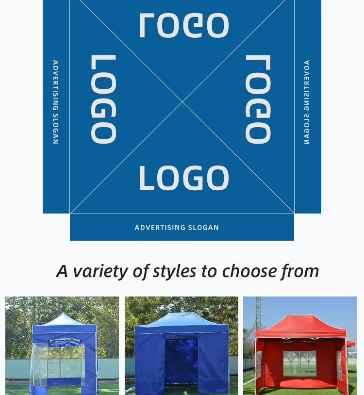 Custom Made Printing Canopy Business Canopy Outdoor Event Trade Show Tent With Clear Wallspicture5