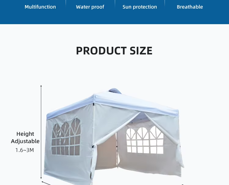 Custom Canopy Tent Luxury Gazebo Pop Up Tents For Events 3x6m Trade Show Tentpicture2
