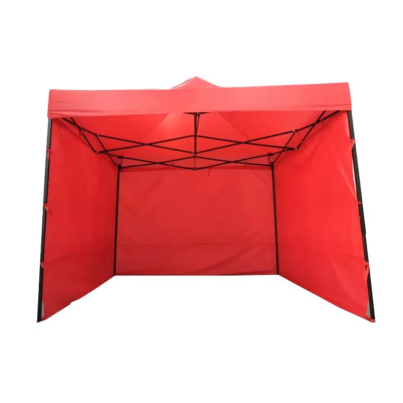 10x10ft Outdoor Pop up Side Window Tent Trade Show 3 Walls Canopy Tent