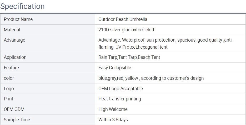 Custom Design Foldable Outdoor Beach Umbrella Personal Sun Rain Waterproof Patio Fabric Umbrellaspicture5