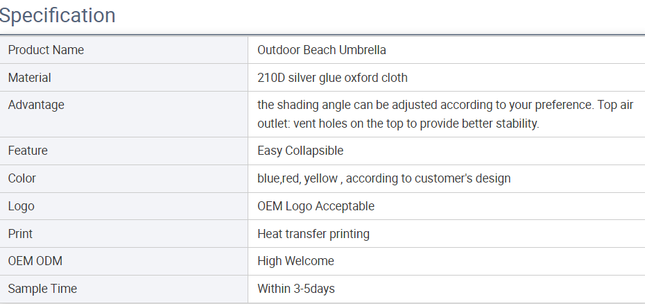 Double-layer Outdoor Sunscreen Parasols Waterproof Sun Umbrella Large Canvas Beach Umbrellapicture9