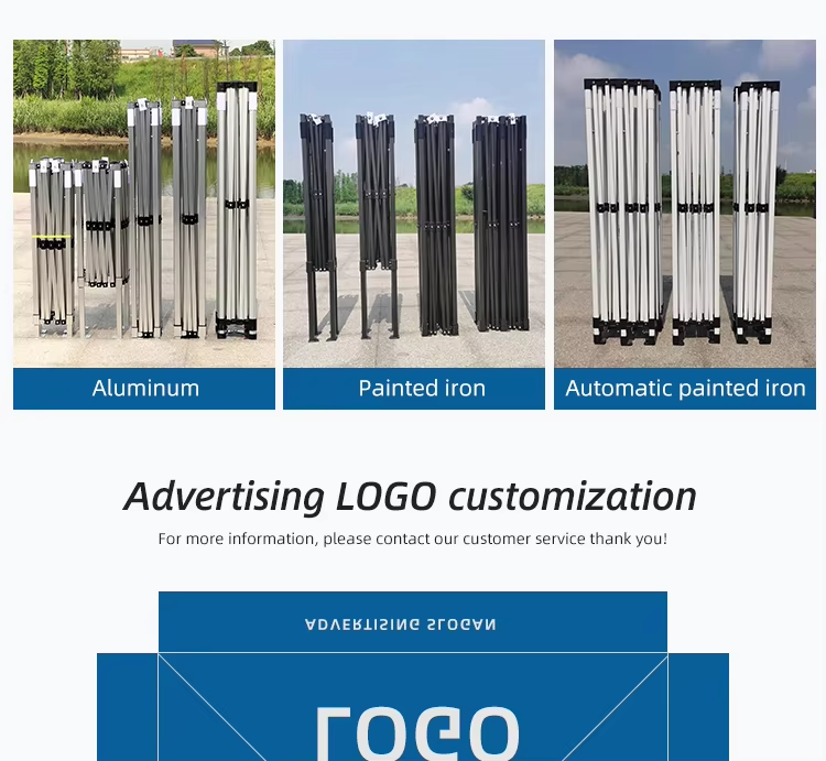 Commercial Heavy Duty Ez Pop Up Canopy Tent With Sidewalls and Awningpicture5