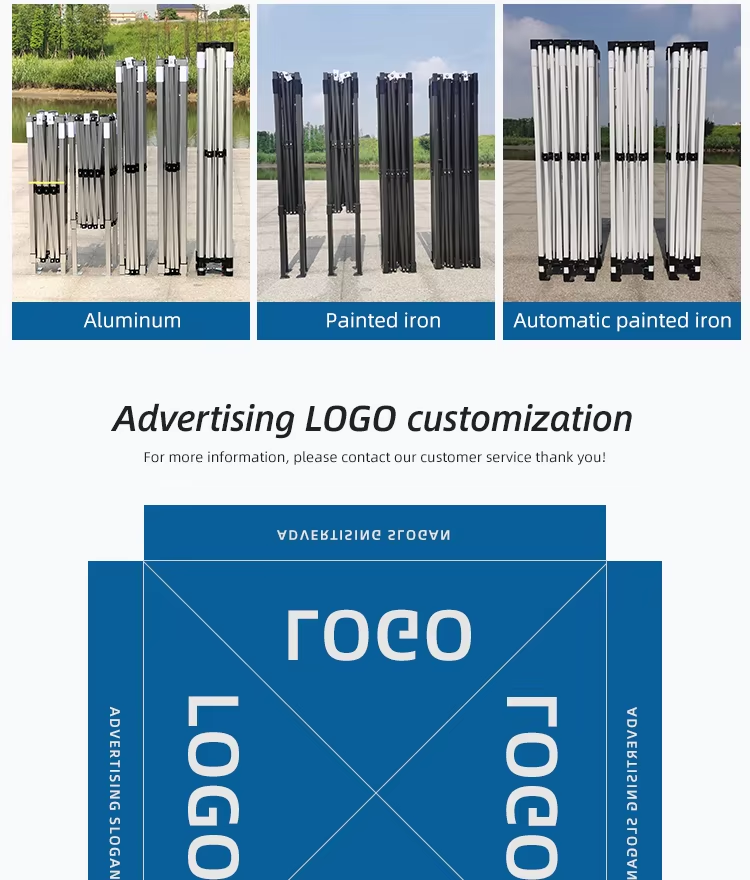 Portable Waterproof Retractable Hexagon 3x3m Canopy Gazebo For Events Pop Up Trade Show Tentpicture4