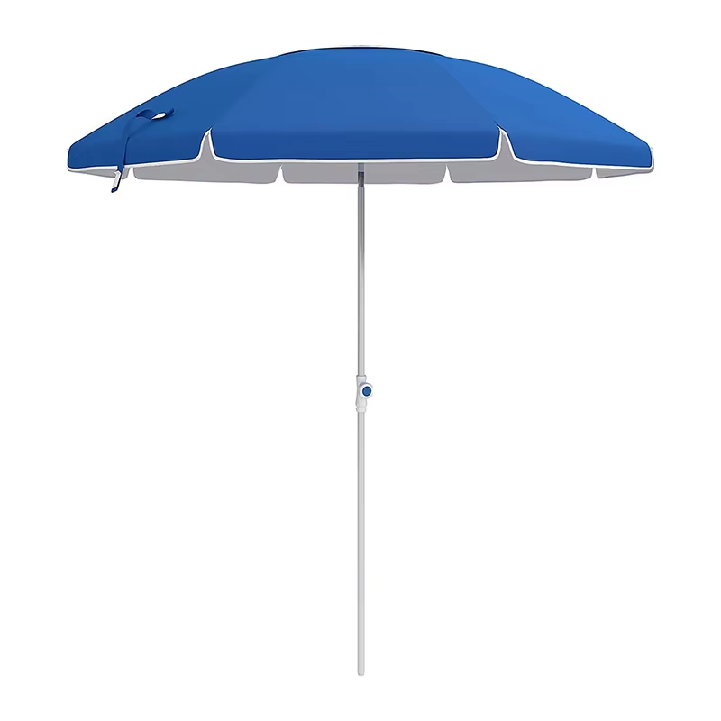 Double-layer Outdoor Sunscreen Parasols Waterproof Sun Umbrella Large Canvas Beach Umbrella