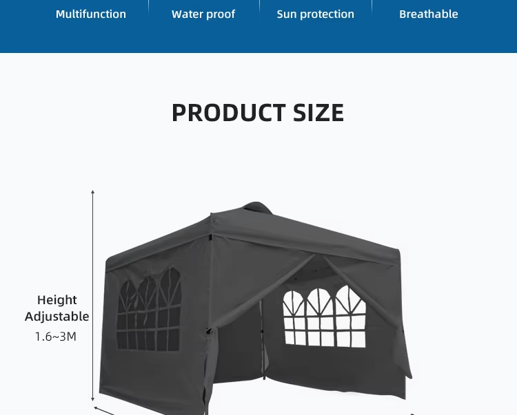 Outdoor Big Marquee 10×20 Toldos Carpa Waterproof Gazebo Tent 3X6 Folding Pop Up Awning Tentpicture2