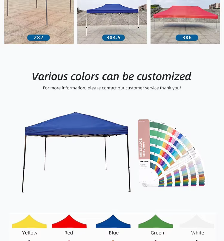 Custom Retractable Waterproof Outdoor Tent Gazebo 3×3 Pop Up Car Gazebo Folding Tentpicture3