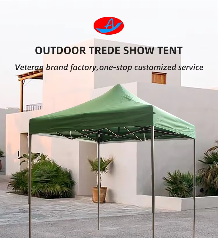 Custom Instant Pop Up Outdoor Canopy Tent 10 X 10 Ft Fast Folding Trade Show Tentpicture