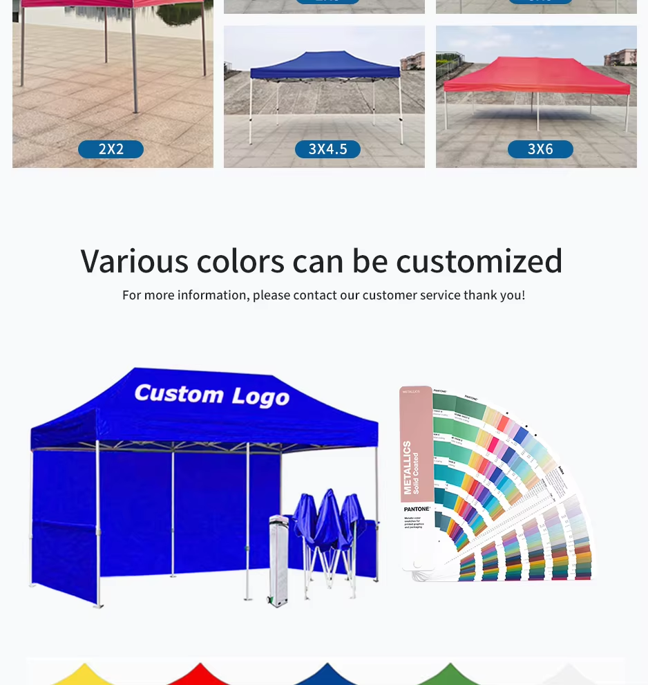 Custom Print 3×3 Promotional Folding Event Awning Pop Up Tent Display Party Logo Wedding Marquee Gazebo Canopy Trade Show Tentspicture3