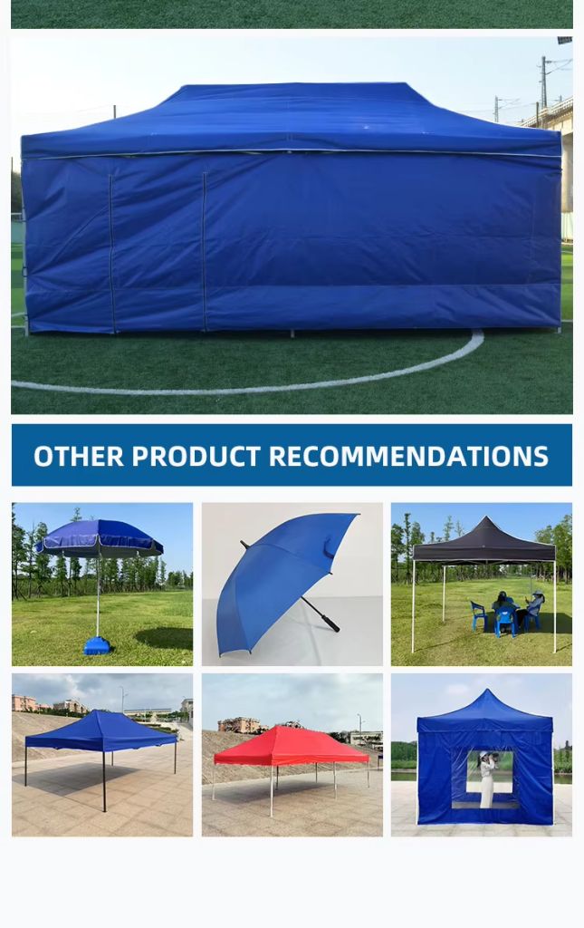 Wholesale Price Outdoor 3×6 Folding Stretch Tent Canvas Waterproof Awnings Tent with Roman Windowpicture8