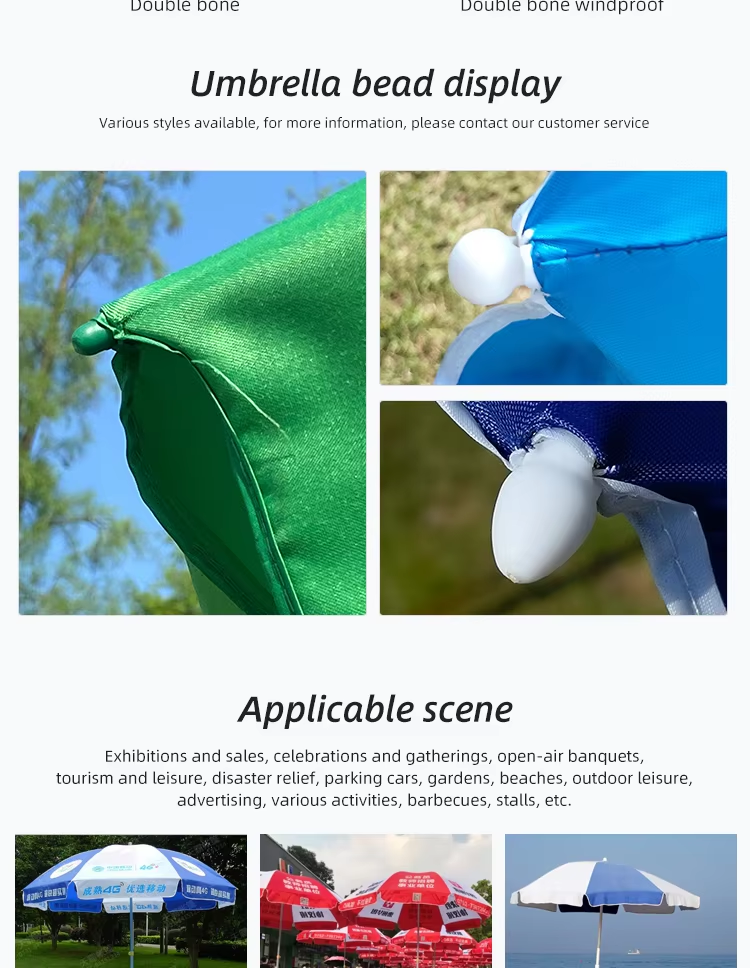 Hot Selling Custom Full Printing Outdoor Sun Beach Umbrella 1.8m Adjustable Angle Advertising Umbrellapicture8