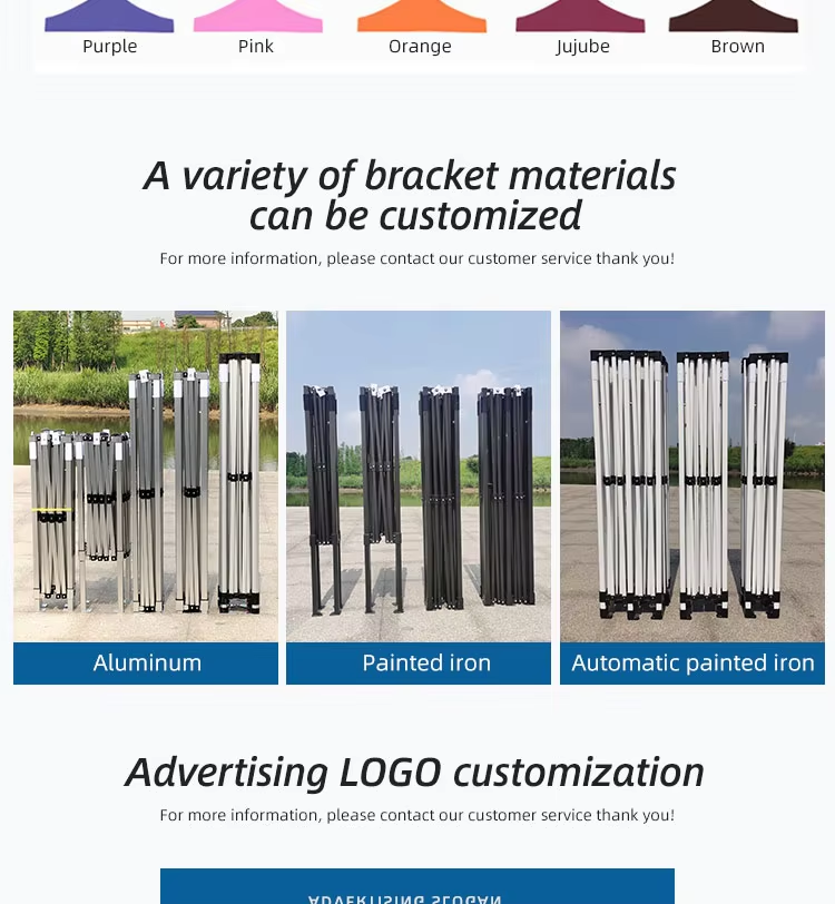 Trade show 3×3 pop up outdoor promotion portable foldable advertising tent exhibition event folding canopy tentpicture4