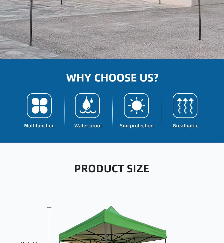 Trade show 3×3 pop up outdoor promotion portable foldable advertising tent exhibition event folding canopy tentpicture1