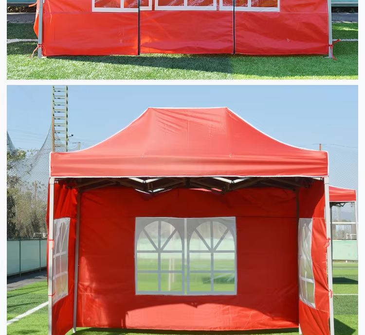 Commercial Heavy Duty Ez Pop Up Canopy Tent With Sidewalls and Awningpicture8