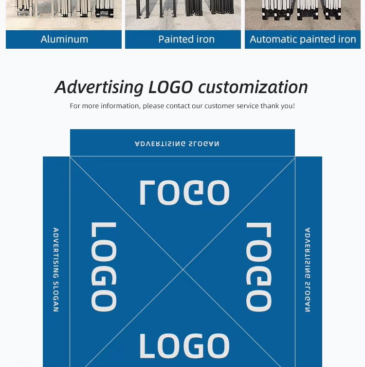 3x3m Outdoor Advertising Custom Print Event Pop Up Canopy Aluminium Folding Trade Show Tent for Exhibitionpicture5