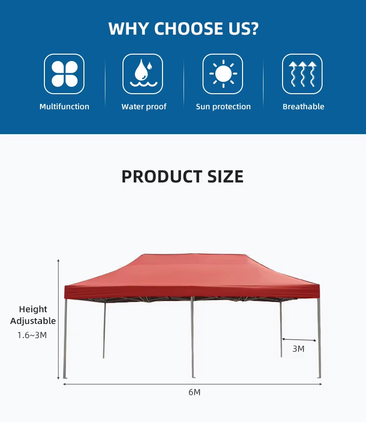 Commercial Trade Show Tent Heavy Duty Ez Pop Up Canopy Tent For Events Outdoor 10×20picture1