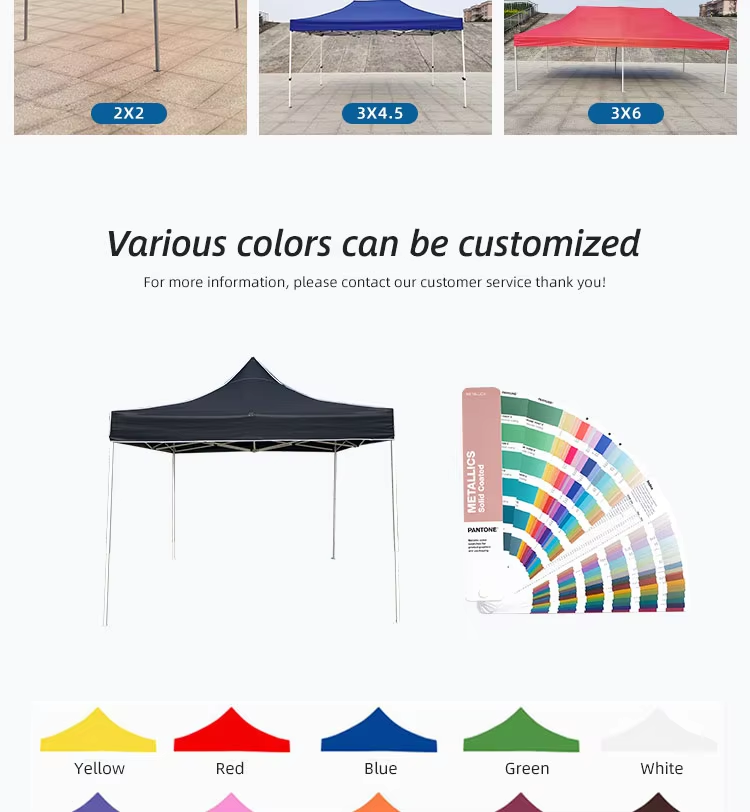 Outdoor Awning Advertising Quick Folding Tents Trade Show Event Custom Exhibition Ez Pop Up 10×10 Canopy Gazebo Fold 3×3picture3