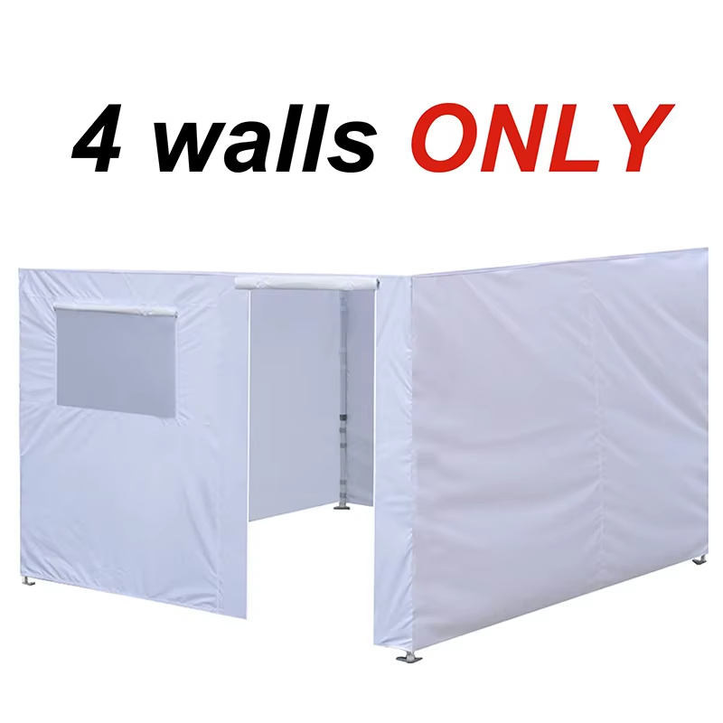 Enclosure Sidewall Kit with Roller Up Mesh Window and Door Zippered Walls Tent 10 x 15 ft 4 Walls Canopy Tentpicture1