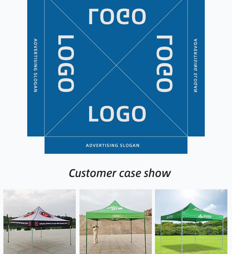 Custom folding instant easy ez up event 10x10ft 3X3 pop up steel awning gazebo canopy trade show tentpicture5