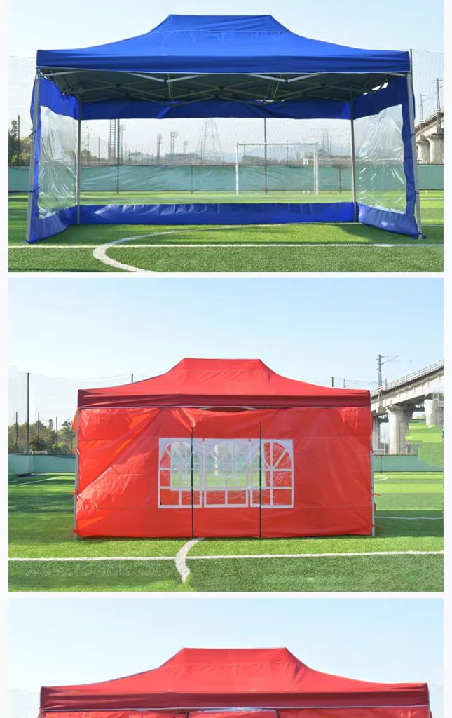 Wholesale Price Outdoor 3×6 Folding Stretch Tent Canvas Waterproof Awnings Tent with Roman Windowpicture6