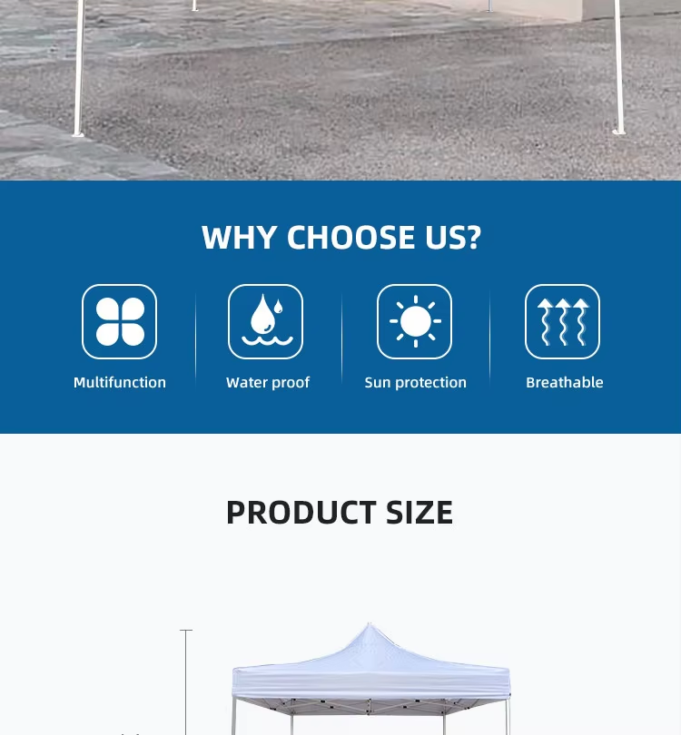 Cheap Custom Folding Printed Portable Pop Up Tent Canopy Outdoor 10x10ft Advertising Party Car Canopy Tentpicture1