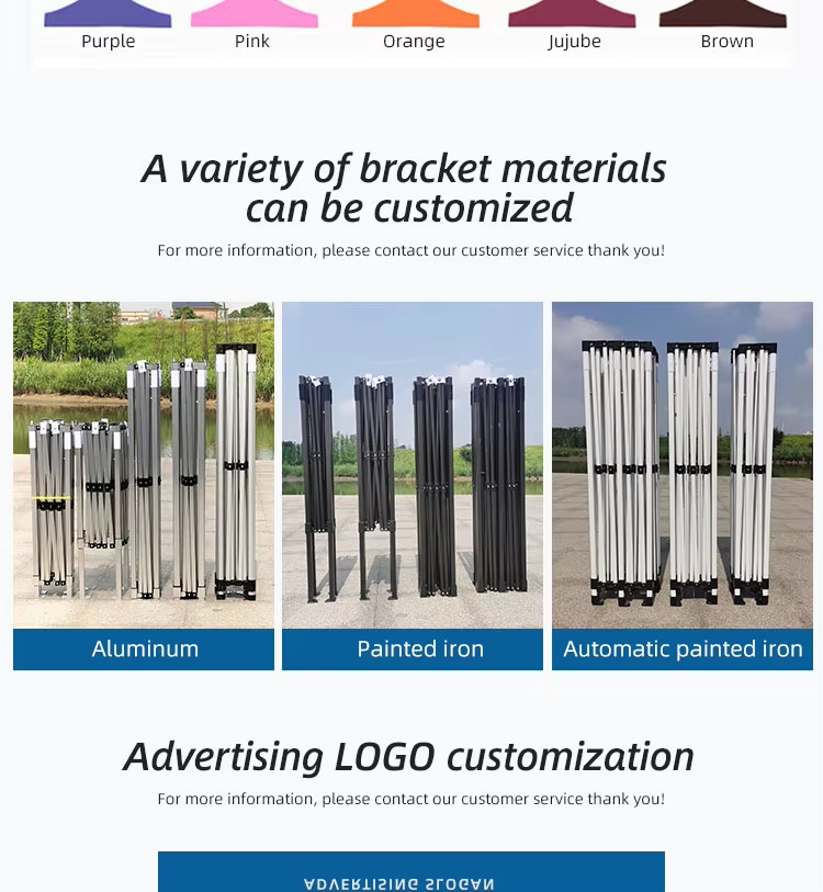 Outdoor Awning Advertising Quick Folding Tents Trade Show Event Custom Exhibition Ez Pop Up 10×10 Canopy Gazebo Fold 3×3picture4