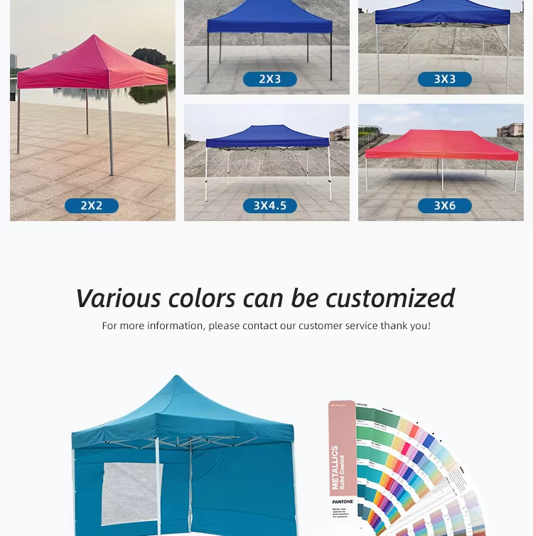 3x3m Foldable WaterProof Canopies Outdoor Portable Hexagon Trade Show Easy Ez Up Event Tent Canopypicture3