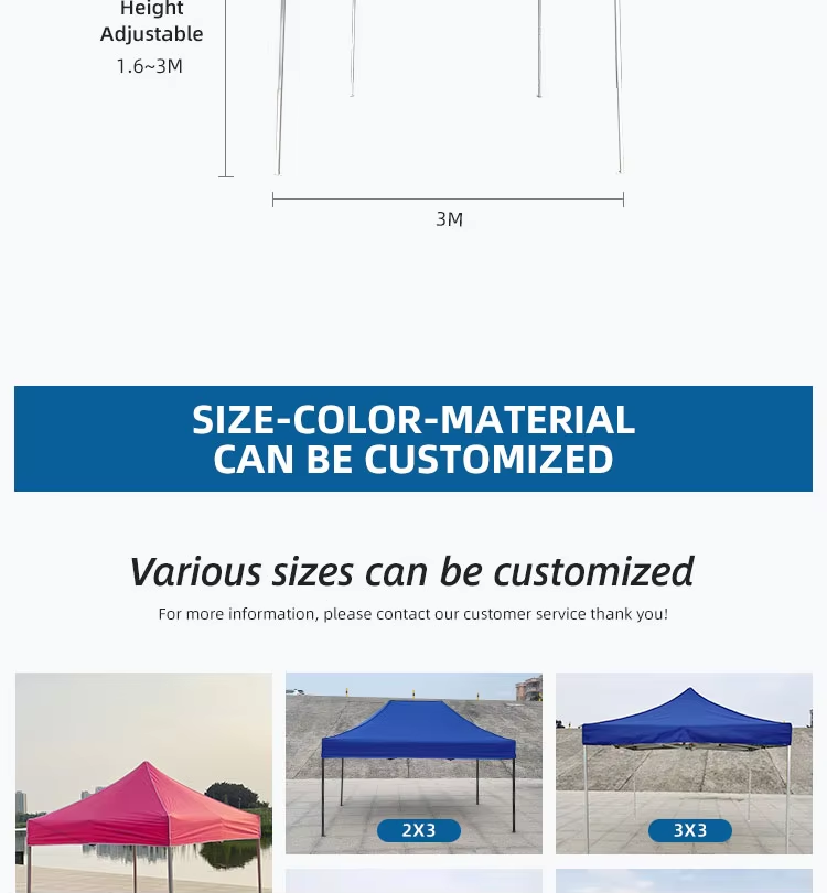 Cheap Custom Folding Printed Portable Pop Up Tent Canopy Outdoor 10x10ft Advertising Party Car Canopy Tentpicture2