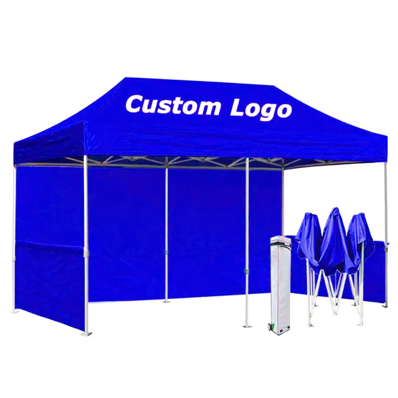 Promotional Custom Printing Easy Collapsible Pop Up Dual Top Commercial 10×20 Canopy Tent