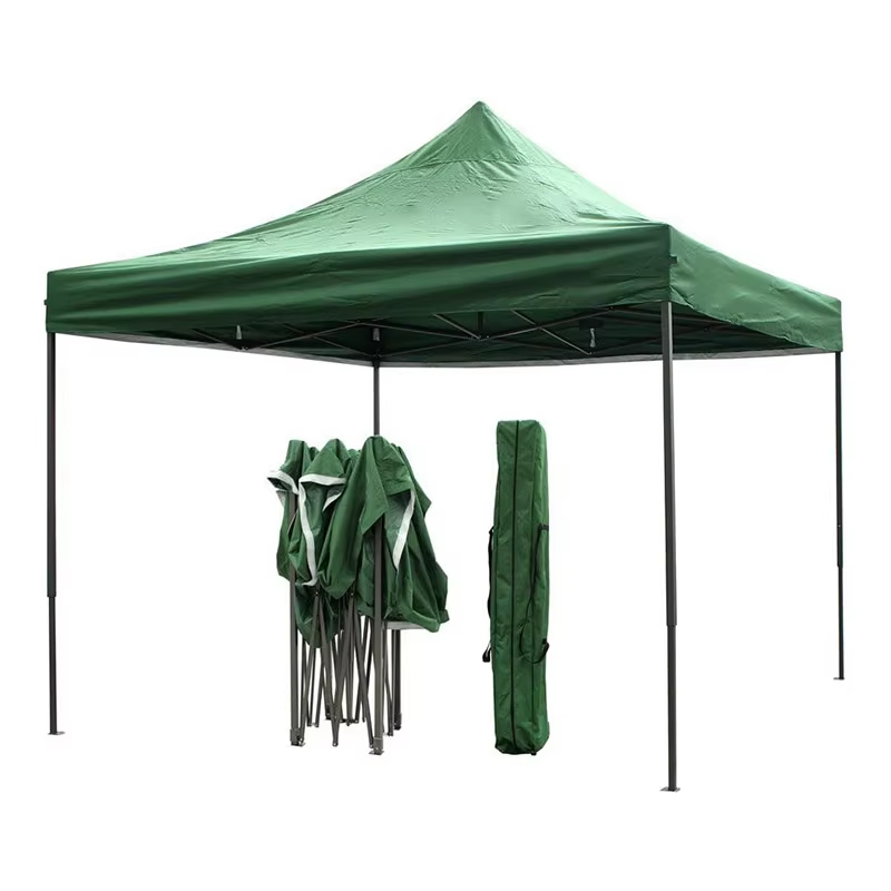 Custom folding instant easy ez up event 10x10ft 3X3 pop up steel awning gazebo canopy trade show tent