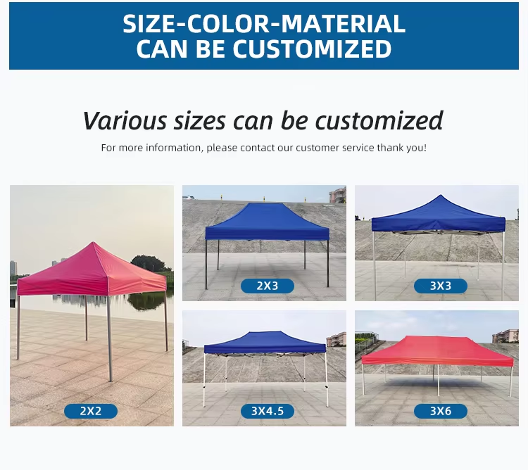 Custom Print 2×2 Event Awning Pop Up Tent Display Marquee Gazebo Canopy Trade Show Advertising Tentpicture2