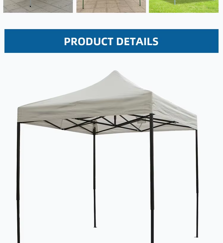 Promotional 2x2m Wedding Trade Show Tent Outdoor Event Patio Steel Gazebo Folding Canopy Tentpicture6
