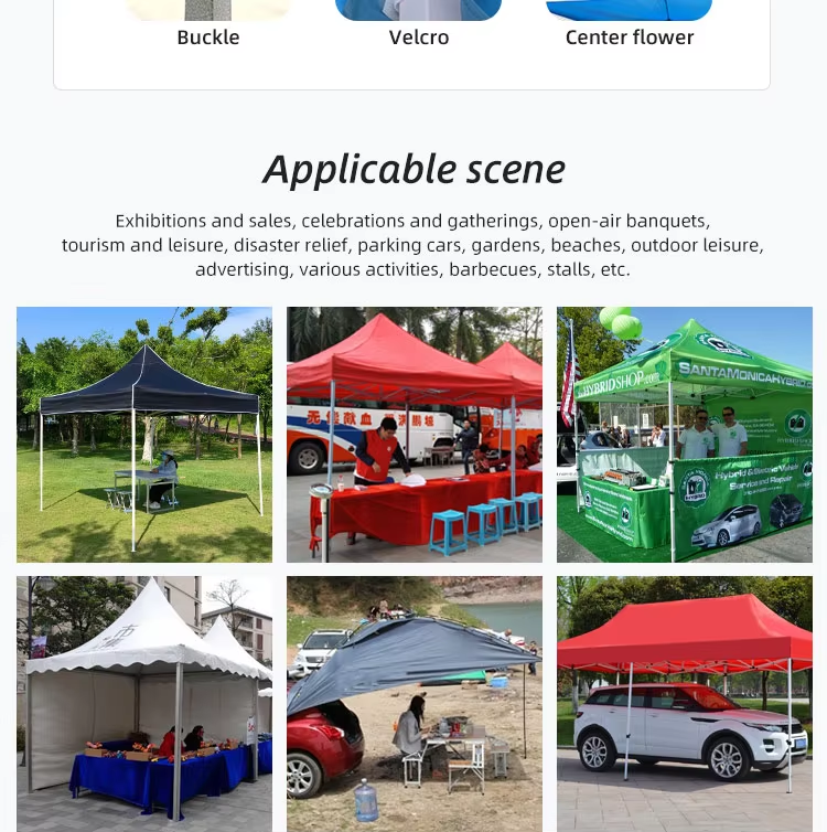 3x3m Foldable WaterProof Canopies Outdoor Portable Hexagon Trade Show Easy Ez Up Event Tent Canopypicture8