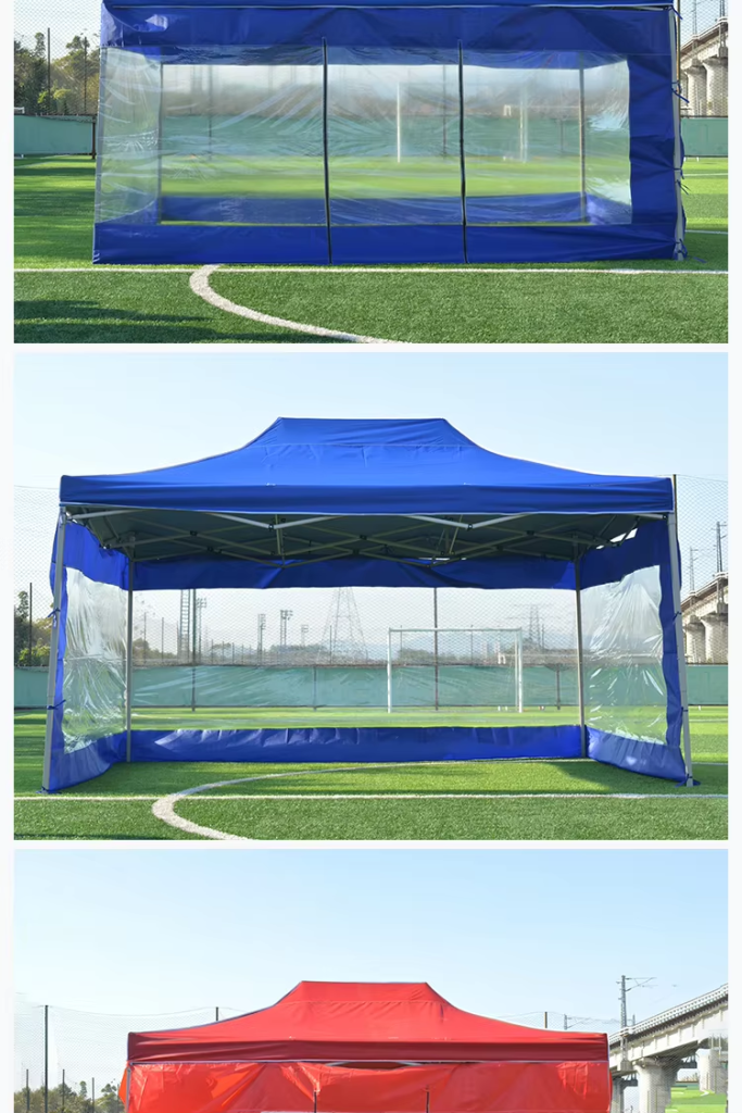 High Quality Outdoor Custom Heavy Duty Canopy Folding 10×20 Gazebo Canopy Trade Show Tent Events With Transparent Roman Windowspicture6