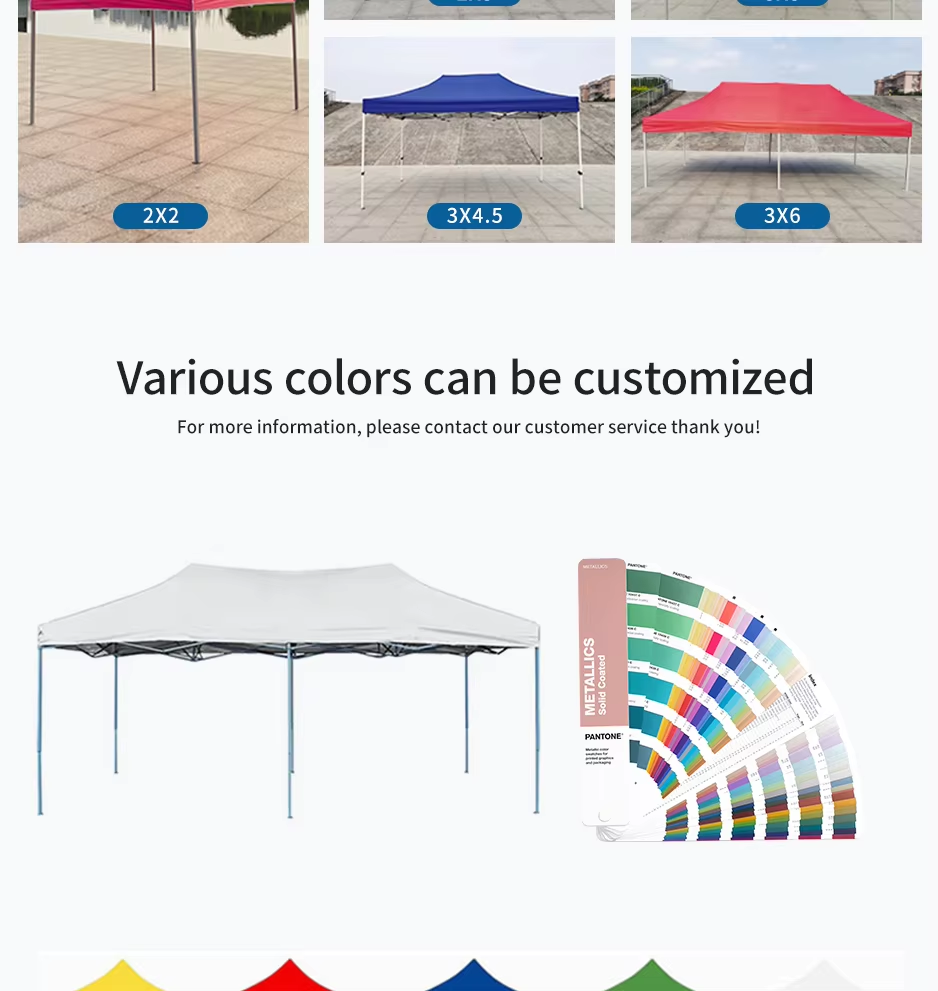 Promotional 3×6 Commercial Fair Tent Canopy Custom Tent with Logo Gazebo Tent of Party Wedding Eventpicture3