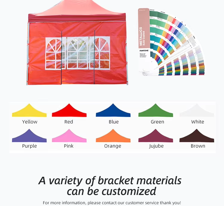 Commercial Heavy Duty Ez Pop Up Canopy Tent With Sidewalls and Awningpicture4