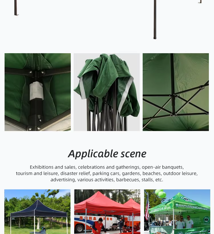 Custom Instant Pop Up Outdoor Canopy Tent 10 X 10 Ft Fast Folding Trade Show Tentpicture7