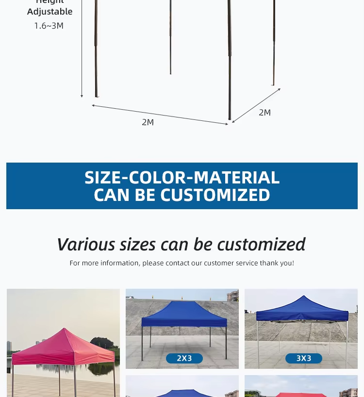 Custom Instant Pop Up Outdoor Canopy Tent 10 X 10 Ft Fast Folding Trade Show Tentpicture2
