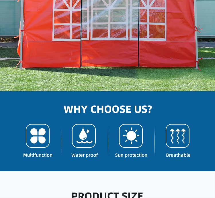 Commercial Heavy Duty Ez Pop Up Canopy Tent With Sidewalls and Awningpicture1